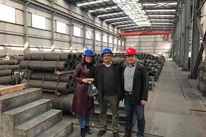 Visit Haihan graphite electrode factory