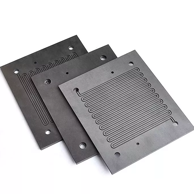 Low temperature graphite bipolar plate